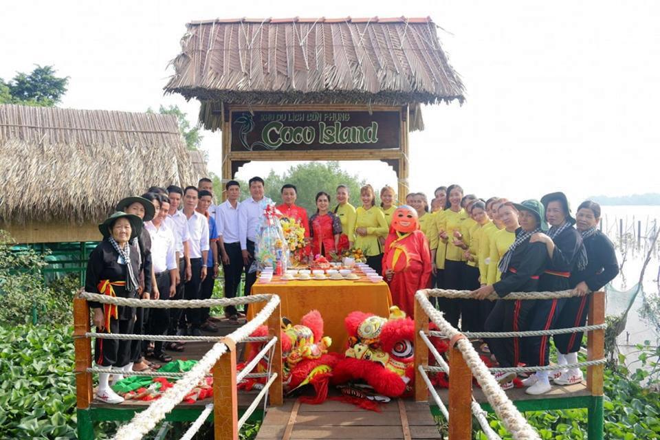 ホテル Coco Island Con Phung ベンチェ エクステリア 写真